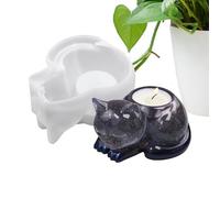 Moule en silicone pour bougeoir - Moules en silicone pour résine époxy, moule de moulage flexible pour la fabrication de bougeoirs pour décoration de vacances, décorations de mariage, salle à manger