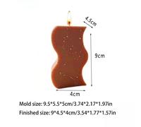 Moule En Silicone Pour Bougie Ondulée En Forme De S, Avion Créatif, Géométrie, Diffuseur De Plâtre, Pierre, Outil De Fabrication De Savon, Ornement De Maison