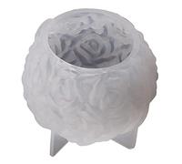 Moule en silicone pour bougie parfumée - Boule de fleur de rose - Résine époxy - Moule en fonte - Cire - Plâtre - Savon fait à la main - En silicone - Unique