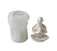 Moule en silicone pour bougie parfumée en forme de tortue de yoga 3D - Moule en silicone pour décoration de gâteau au chocolat