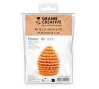 Moule en Silicone pour bougie plâtre ou résine Pom