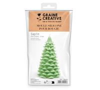 GRAINE CREATIVE Moule en Silicone pour Bougie plâtre ou résine Sap
