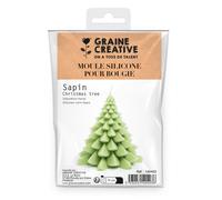 Moule En Silicone Pour Bougie Plâtre Ou Résine Sapin 8,5 Cm