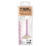 Moule En Silicone Pour Bougie Plâtre Ou Résine Torsade