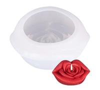 Moule en silicone pour bougies à fleurs - Fabrication de bougies parfumées et d'aromathérapie - Coquillages artisanaux faciles à désamorcer pour l'aromathérapie, le ciment, l'argile, le plâtre