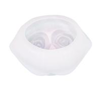 Moule en silicone pour bougies à fleurs - Fabrication de bougies parfumées et d'aromathérapie - Coquillages artisanaux faciles à désamorcer pour l'aromathérapie, le ciment, l'argile, le plâtre