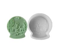 Moule en silicone pour boules de Noël faites à la main et savons, décoration de la maison, moule en silicone pour aromathérapies