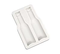 Moule en silicone pour bouteille de bière, chocolat, fondant, décoration de gâteau, petit ornement en résine, dessert, outils de cuisson en silicone
