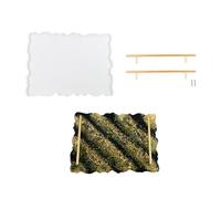 Moule en silicone pour bricolage - Moules de moulage en résine époxy pour la fabrication de planches de service en agate irrégulières