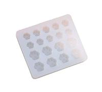 Moule en silicone pour cachet de cire en forme d'étoile à cinq branches en forme de flocons de neige pour enveloppe, cachet de cire, moule de moulage époxy pour décoration