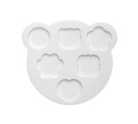Moule en silicone pour cachet de cire - Moule en silicone pour la fabrication de tampons en chocolat - Résine époxy - Antiadhésif - Facile à démouler - Fait à la main