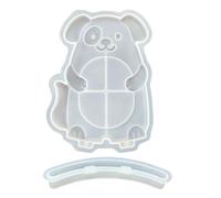 Moule en silicone pour cadre photo animal - 13,2 x 10 cm - Moules en résine pour loisirs créatifs - Réutilisables - Pour cadre photo de chat et de chien - Pour plâtre, résine - 46-40 g