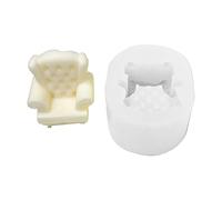Moule en silicone pour canapé, chaise, fabrication de savon, cire et plâtre, décoration d'intérieur, canapé, chaise, moule en résine, fabrication de savon et de gâteaux