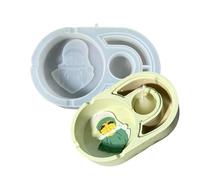 Moule en silicone pour cendrier de Noël - Texture en silicone - Convient pour les décorations de bureau