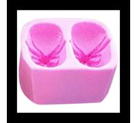 Moule en silicone pour chaussons de bébé, outils de décoration de gâteaux tricotés, moule à bougie, moule à argile pour savon