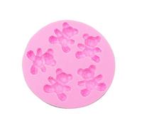 Moule en silicone pour chocolat, diamants, ours, fondant, gâteau, bonbons, savon, outils de décoration pour dessert