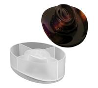 Moule En Silicone Pour Chocolat,Moule 3D en Forme de Chapeau de Cowboy - Moules Antiadhésives Réutilisables pour Résine Époxy Desserts Bonbons Gelée Savon Glace Bougies et Projets Créatifs
