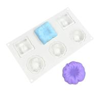 Moule en silicone pour chocolat Mousse désert Outil de décoration de gâteau cuisson moule bricolage, forme d'oreiller rond et carré