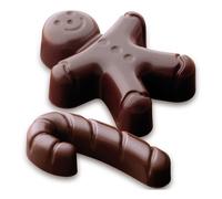 Moule En Silicone Pour Chocolat Mr Omino Pain D'Épices 4,3x3,5 Cm - SILIKOMART