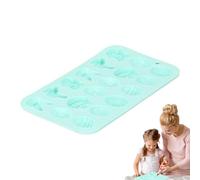 Moule en silicone pour chocolats, 18 couches de revêtement antiadhésif, moule lapin de Pâques en silicone pour chocolat, brownies, oursons en gomme, desserts, fondants, puddings, filles, femmes et