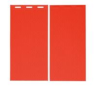 Moule en Silicone pour Cire d'Abeille 5,4mm, 2 Pièces, Réutilisable, 37,5x21cm, Bleu Foncé - Pressage Facile, Motif Nid d'Abeille, Pour Apiculture (Rouge)