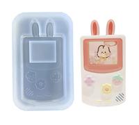 Moule en silicone pour console de jeu pour pendentif, bijoux, porte-clés, décoration, porte-clés, ornement, tasse à secouer