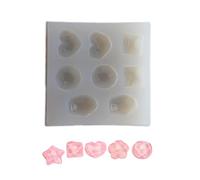 Moule en silicone pour création de pierres précieuses géométriques uniques - Moule à petits pendentifs - Idéal pour la fabrication de bijoux