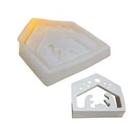 Moule En Silicone Pour Crèche De La Nativité De Noël | Forme Pour Support De Veilleuses D'Avent | Moule À Ornements De Crèche Pour La Période De L'Avent Et De Noël - Pour Bougies Parfumées Artisanales