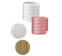 Moule en Silicone pour créer des Pots de fleurs, conteneur de succulentes texturées, fabrication de moule, décoration de la maison pour les amateurs d ' artisanat, artisanat en plâtre