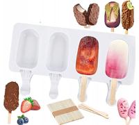 Moule En Silicone Pour Crème Glacée Sorbets Sur Bâtonnet Jus De Glace Maison