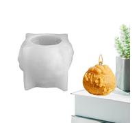 Moule en silicone pour cylindre d'abeille, peigne à miel, savon cylindrique en silicone 3D, art de résine animale, libération rapide, décoration de la maison pour aromathérapie
