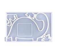 Moule en silicone pour décoration de cadre photo, dinosaure, éléphant, vache, pendentif en résine époxy, adapté pour cadres photo pour moulage de résine