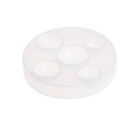 Moule en silicone pour décoration de gâteau, collier, pendentif, fabrication de bijoux en résine époxy, moule à 5 cavités