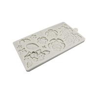 Moule en silicone pour décoration de gâteaux, bonbons, sucre, chocolat, sucre, fleurs, feuilles, outils de décoration de gâteau, moule à savon de cuisine