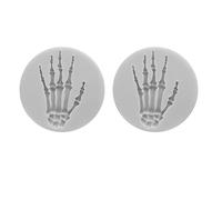 Moule en silicone pour décoration de gâteaux en forme de squelette