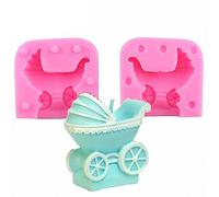 Moule en silicone pour décoration de gâteaux, savons, chocolats, bonbons, bonbons, landau