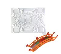 Moule en silicone pour décoration de pont - Texture réaliste pour travaux manuels - Décorations inspirées de la nature pour la maison ou le bureau - Moules d'orthographe et d'insertion d'ornement
