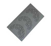 Pavoni Moule en silicone pour décorations Cercles 1 Croissant PR004