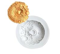 Moule en silicone pour dragon, moule de dragon - Moule en résine pour moule en silicone pour chocolat - Moules en résine époxy de fusion de résine bricolage avec dragon fondant pour préparer p