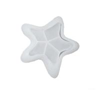 Moule en silicone pour étoile de mer 13,6 cm pour bijoux en résine | Pour silicone de qualité supérieure, flexible, non adhésif, 13,6 x 13,6 cm, idéal pour la résine et le plâtre
