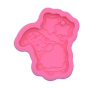 Moule en silicone pour fabrication de bijoux et porte-clés Motif Père Noël Petit nain