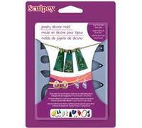 Moule en silicone pour fabrication de bijoux - Sculpey Bleu G