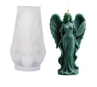 Moule en silicone pour fabrication de bougies parfumées en forme de fée d'ange - Moule en résine époxy - Pour la cire, le savon, l'aromathérapie, les gâteaux, la gelée, le chocolat - Fait à la main