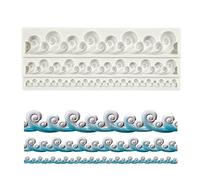 Moule en silicone pour fabrication de savon - Outil de décoration de gâteau - Moule exquis en forme de baleine - Moule en résine