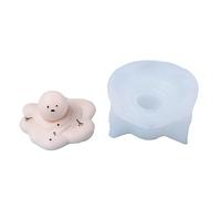 Moule en silicone pour faire fondre la neige de Noël, aromathérapie, cupcakes, chocolat, bonhomme de neige