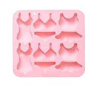 Moule en silicone pour fondant de plage, 10 moules en silicone en forme de dessin animé, moules de cuisson au chocolat en forme de maillot de bain, moule en résine, moules à glaçons en silicone