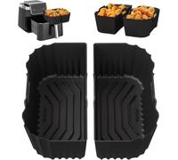 Moule en silicone pour friteuse à air chaud 19-23 cm, accessoire de friteuse à air chaud Ninja AF180EU Max Pro 6,2 L, Philips 6,2 l NA230, Cosori TurboBlaze 5,5 l/6,0 l, lot de 1 moule en silicone