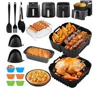 Moule en silicone pour friteuse à air chaud 19-23 cm, accessoire pour friteuse à air chaud Philips NA230, Cosori 5,5L-6L, Af180 6,2 l, accessoire en silicone pour friteuse à air chaud Cosori, Philips