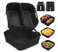 Moule en silicone pour friteuse à air chaud, accessoire pour friteuse à air chaud Philips 6,2 l NA230, Ninja AF180EU Max Pro 6,2 L, Cosori TurboBlaze 5,5 L/6,0 L/6,2 L, accessoire réutilisable en