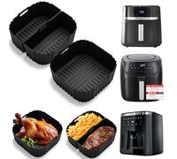 Moule en silicone pour friteuse à air chaud Russell Hobbs XXL 8 L/8,3 L, Airfryer Moule en silicone anti-adhésif pour friteuse à air chaud Bosch série 6, XXL 7,2 l, accessoire en silicone